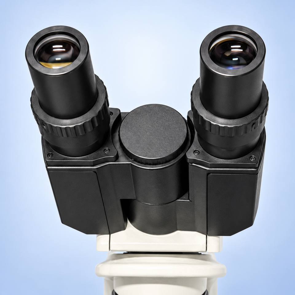 PL200 binocular viewing head and eyepieces